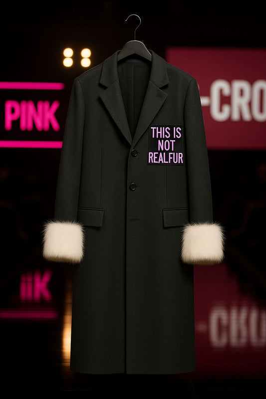 Manteau "This not Real Fur"