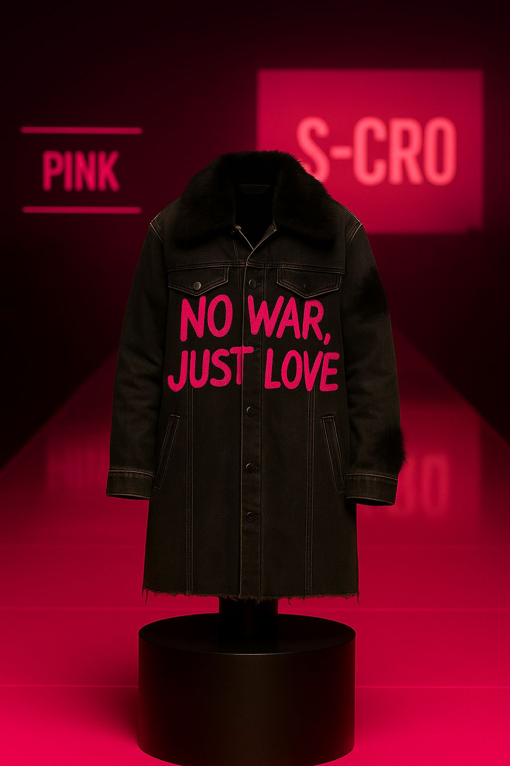 Manteau "No War Just Love"