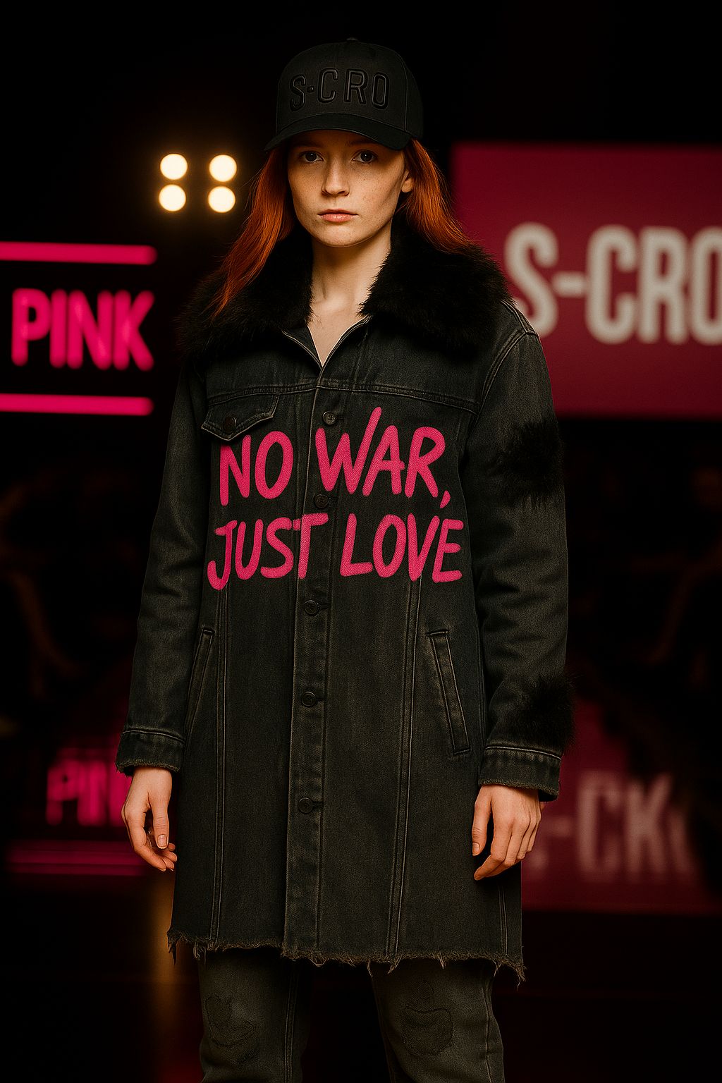 Manteau "No War Just Love"